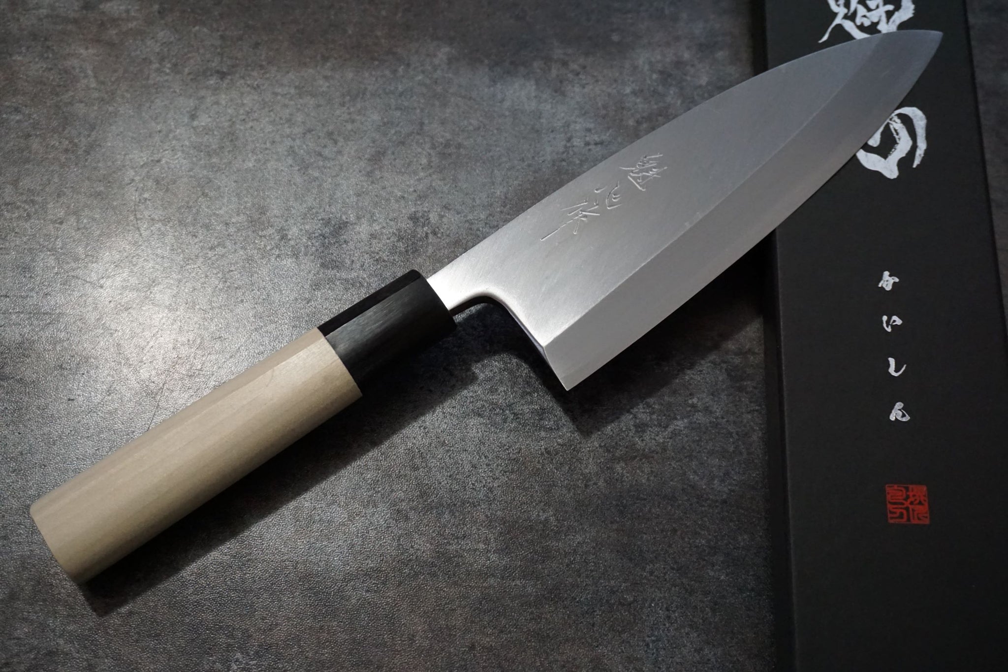 Nakamura White 2 165mm Deba - RealSharpKnife.com
