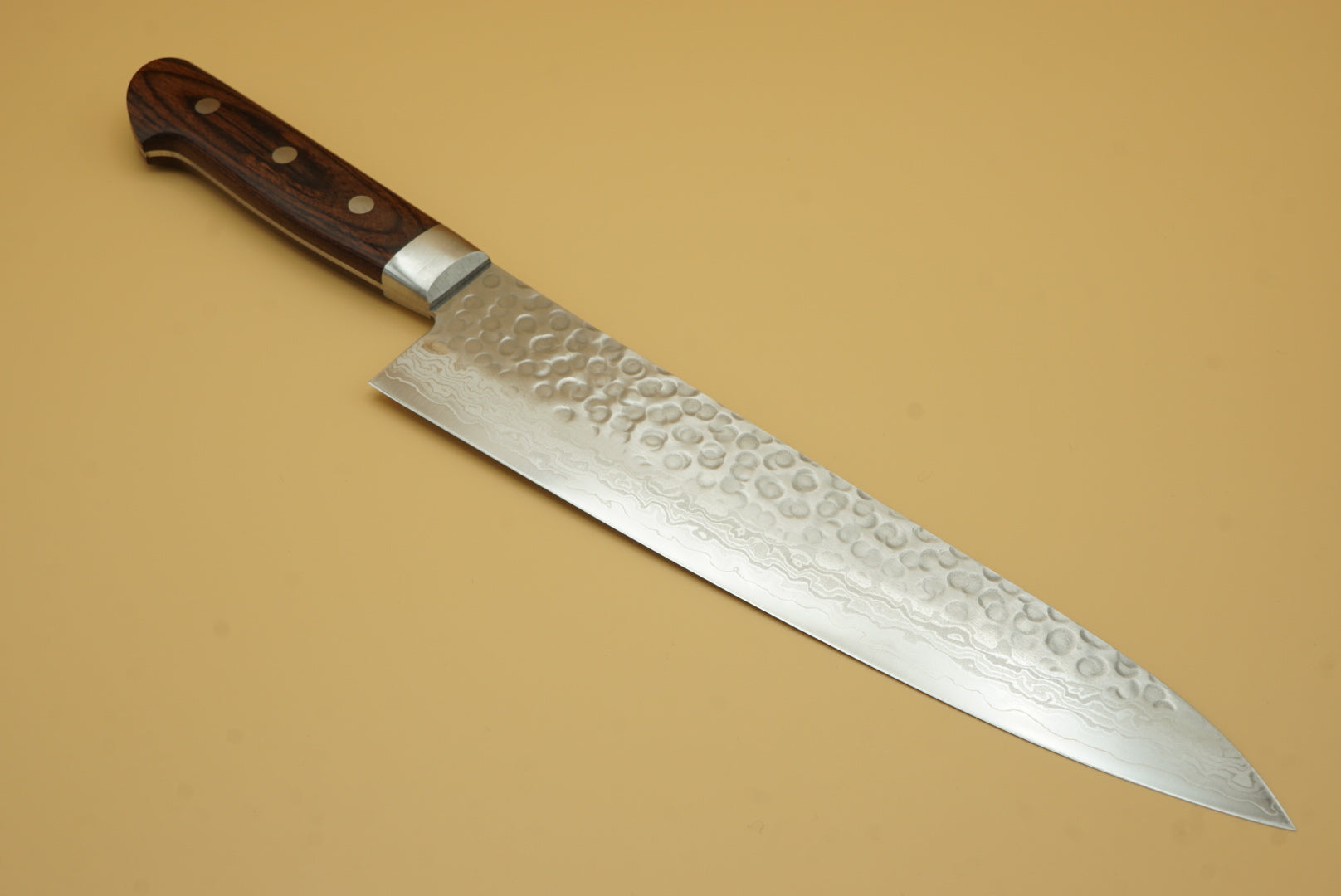 Tsunehisa 45 Layer Damascus VG10 240mm Gyuto - RealSharpKnife.com